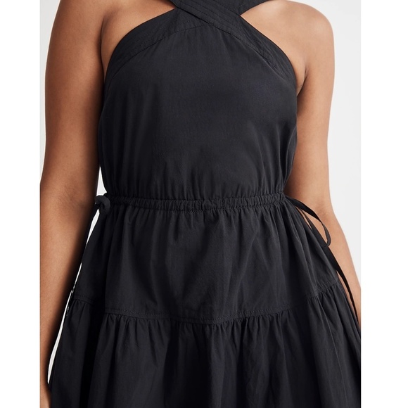 Madewell Poplin Tiered Midi Dress - Size 4 - Picture 10 of 12